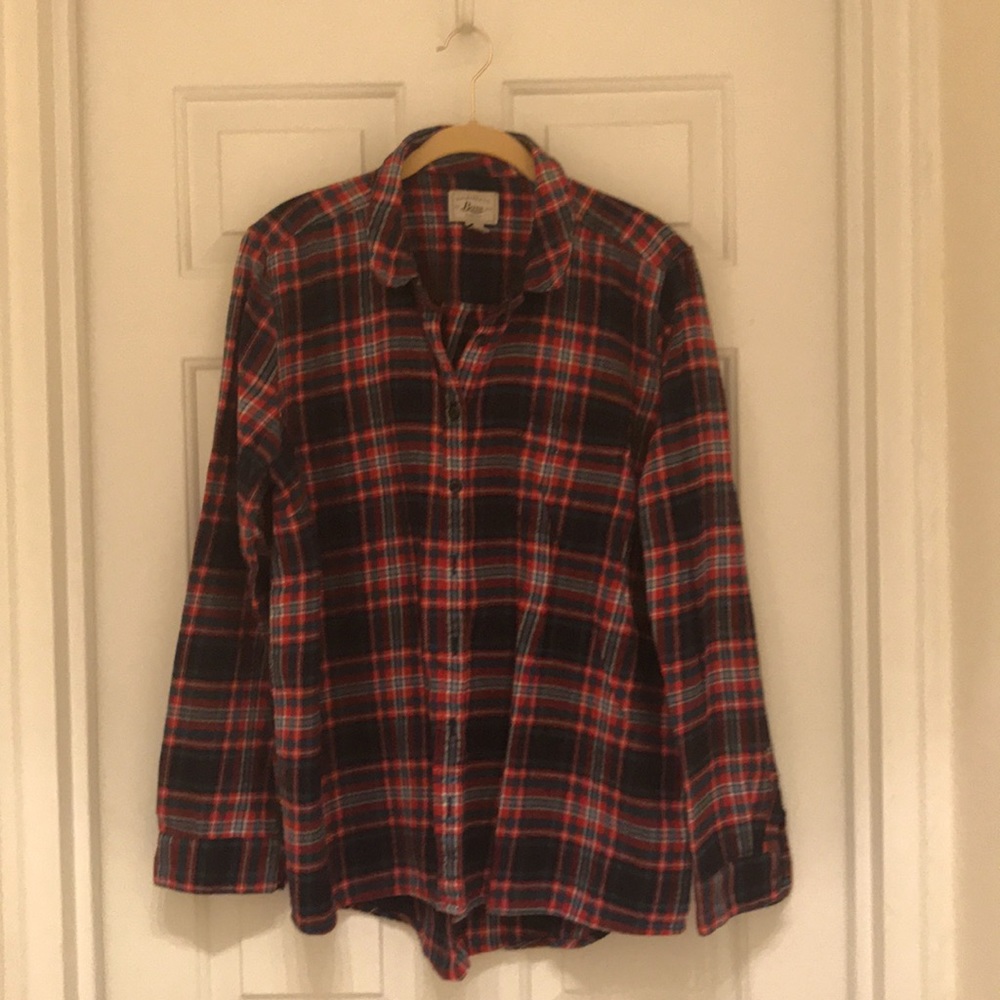 Bass flannel, button-down shirt (100% cotton)